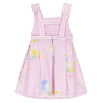 Girls Pink Floral Dress