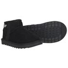 Girls Black Faux Suede Boots, 4, hi-res