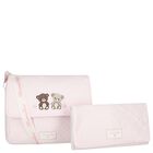 Pink Teddy Bear Logo Baby Changing, 1, hi-res