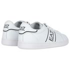 White Logo Trainers, 1, hi-res