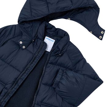 Boys Navy Blue Puffer Jacket