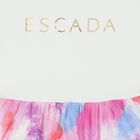 Girls White & Pink Logo Dress, 1, hi-res