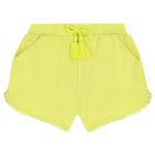 Girls Yellow Shorts, 2, hi-res