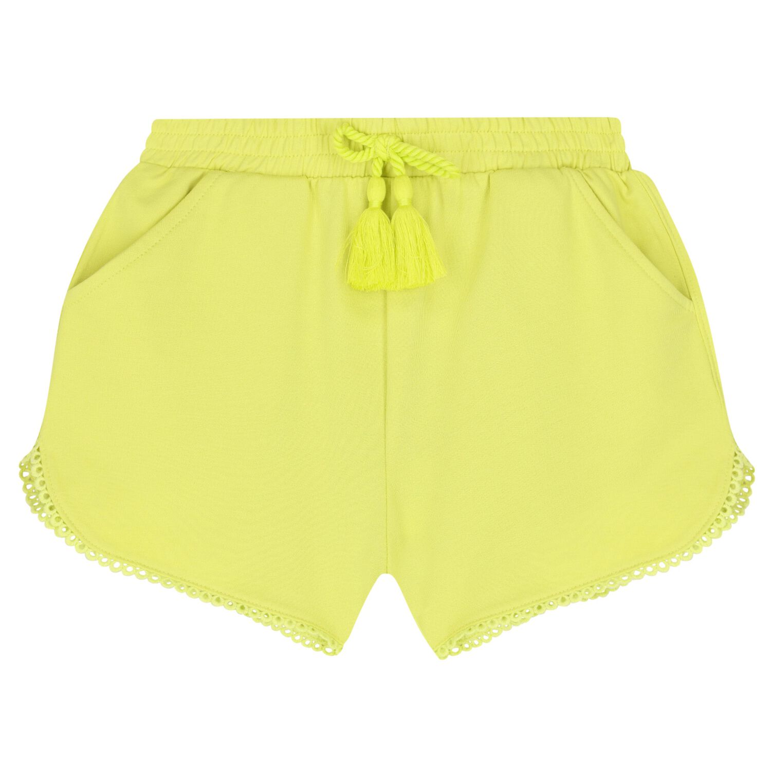 Girls Yellow Shorts, 2, hi-res image number null