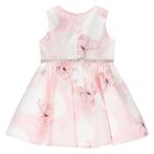 Younger Girls Pink Butterfly Dress, 1, hi-res