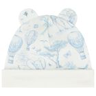 Baby Boys White & Blue Africa Babygrow Gift Set, 1, hi-res