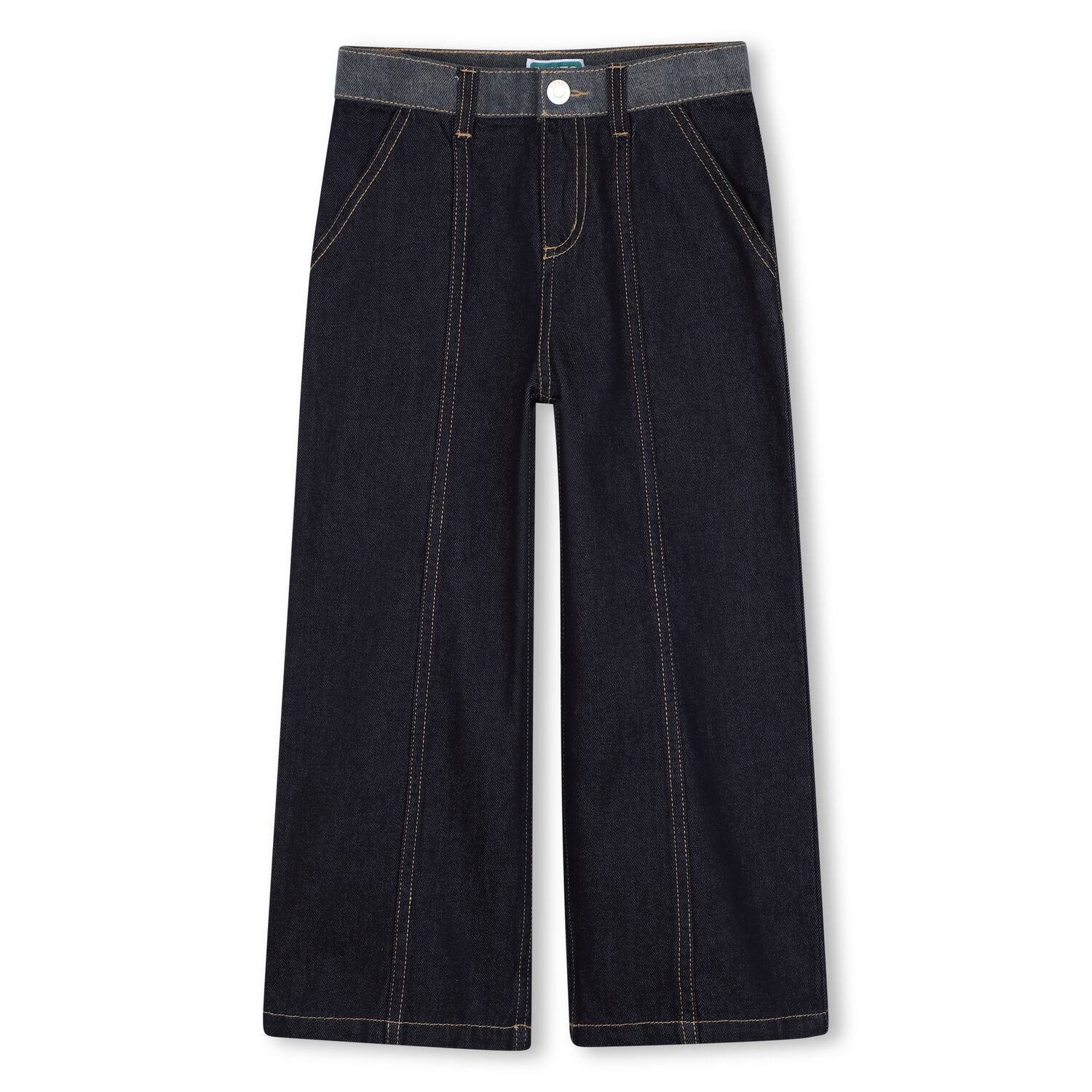 Girls Blue Denim Jeans, 1, hi-res
