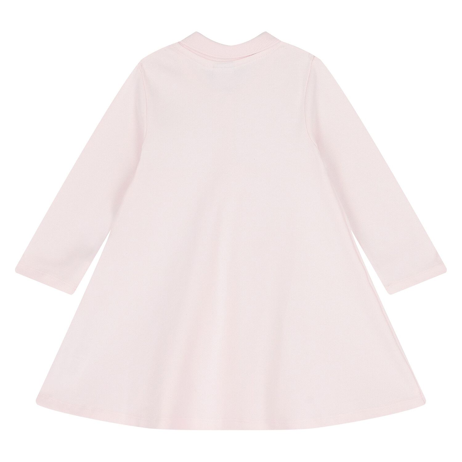 Younger Girls Pink Logo Polo Dress, 1, hi-res image number null