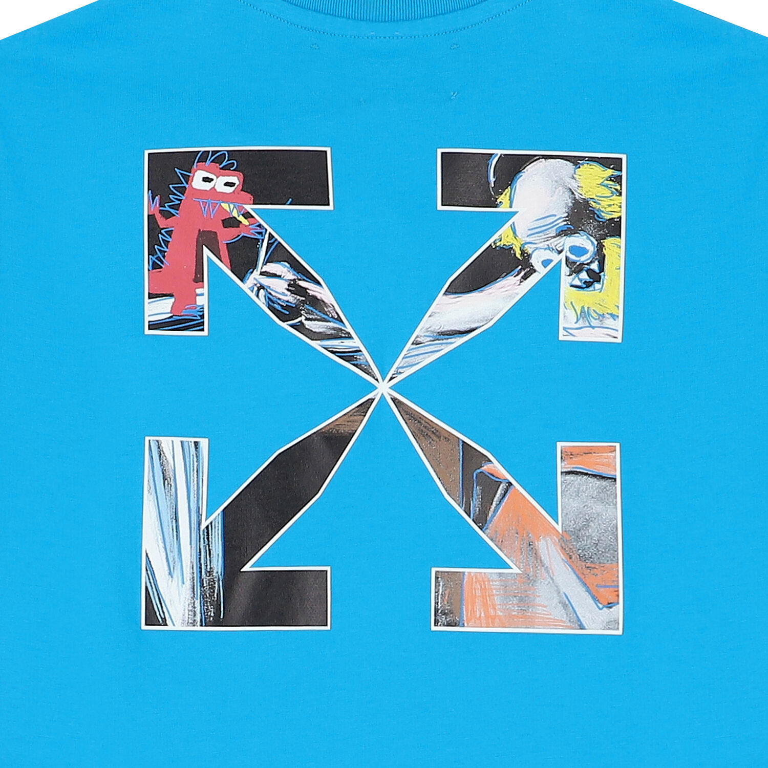 Blue Monster Arrow Logo T-Shirt, 4, hi-res image number null