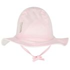 Baby Girls Pink & White Logo Reversible Logo Hat, 1, hi-res