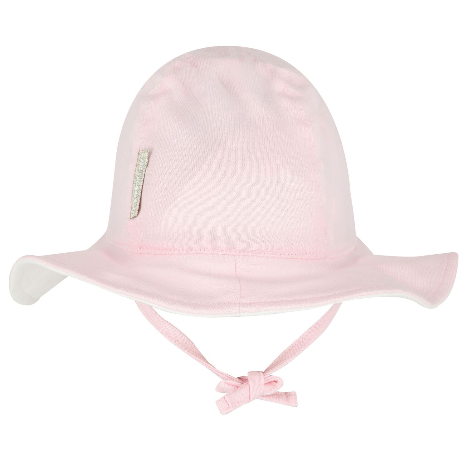 Baby Girls Pink & White Logo Reversible Logo Hat, 1, hi-res