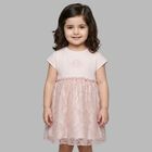 Younger Girls Pink Logo Dress, 2, hi-res
