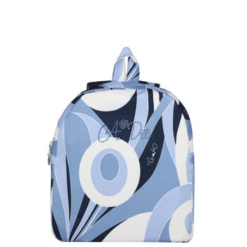 A Dee Girls Blue & Ivory Swirl Backpack, 1 Girls Blue & Ivory Swirl Backpack