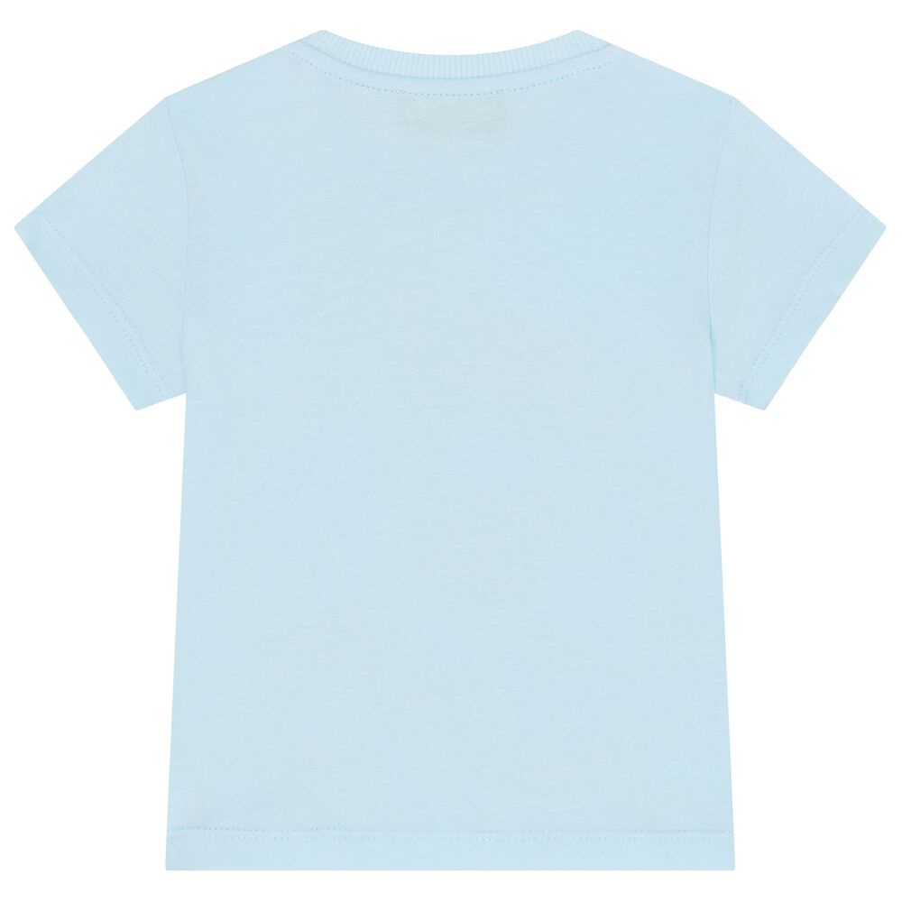 Moschino Blue Teddy Bear Chambray Shorts