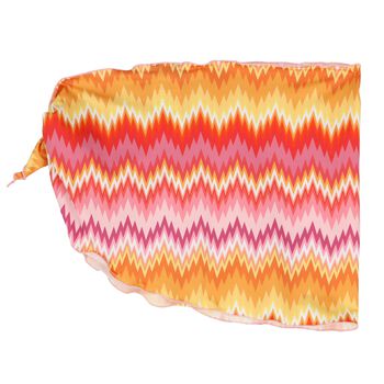 Girls Pink Zigzag Beach Skirt