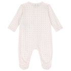 Baby Girls Pink Logo Babygrow Set, 1, hi-res