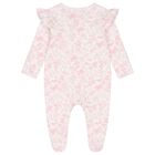 Baby Girls White & Pink Floral Babygrow Gift Set, 1, hi-res