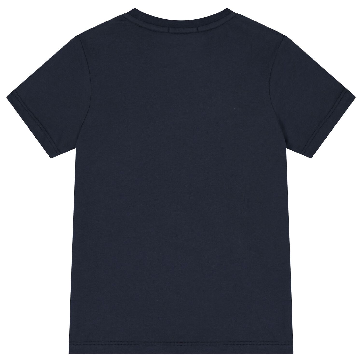 Boys Navy Blue & White Logo T-Shirt, 1, hi-res image number null