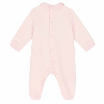 Baby Girls Pink Animals Babygrow