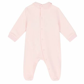 Baby Girls Pink Animals Babygrow