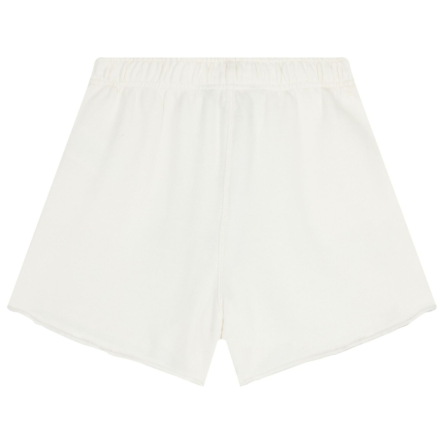 Girls White Logo Shorts, 1, hi-res