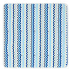 Blue & White Zigzag Baby Blanket, 1, hi-res