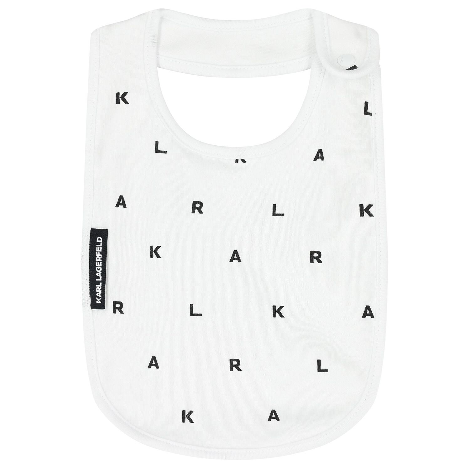 White Ikonik Logo Baby Bibs (3-Pack), 1, hi-res