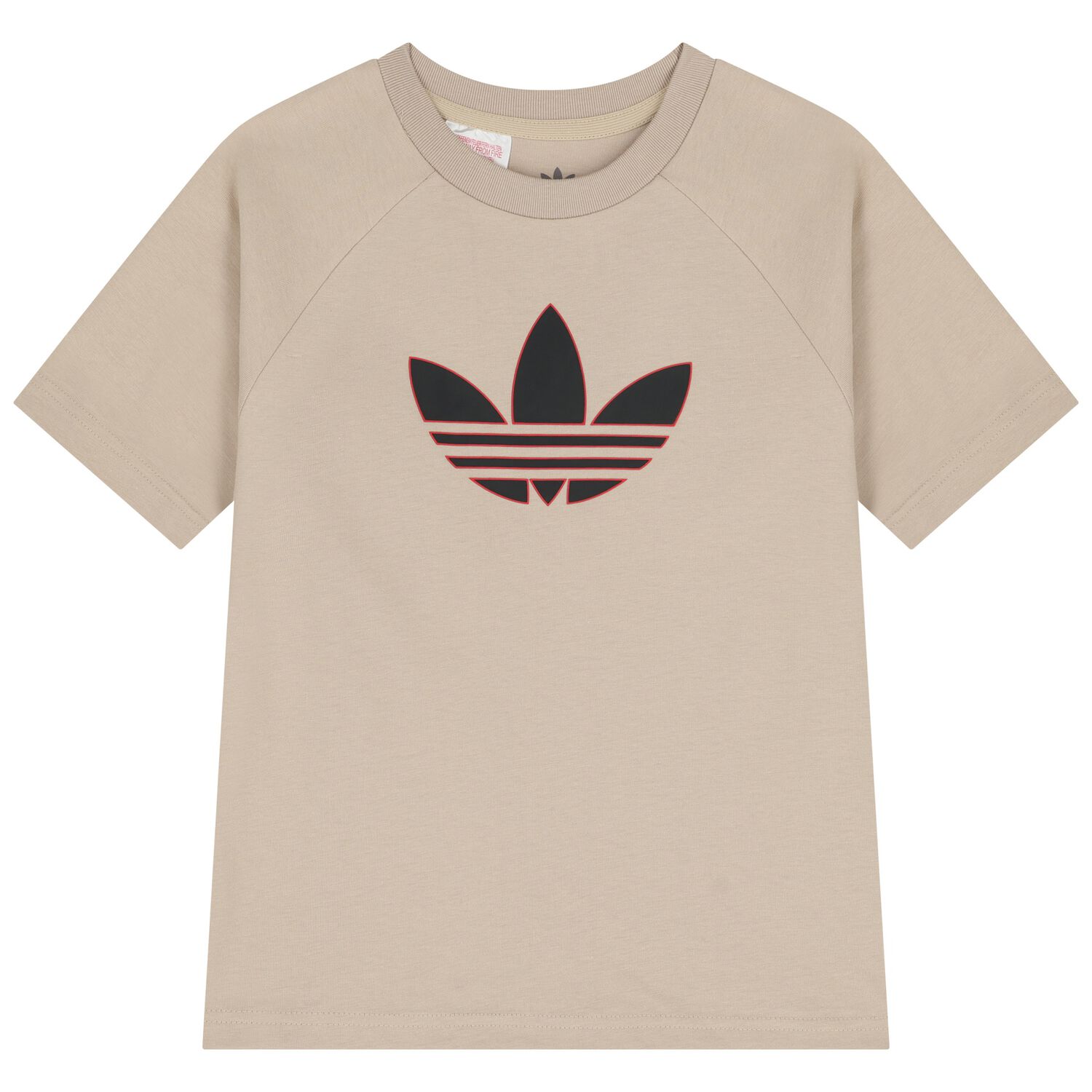 Boys Beige Logo T-Shirt, 1, hi-res