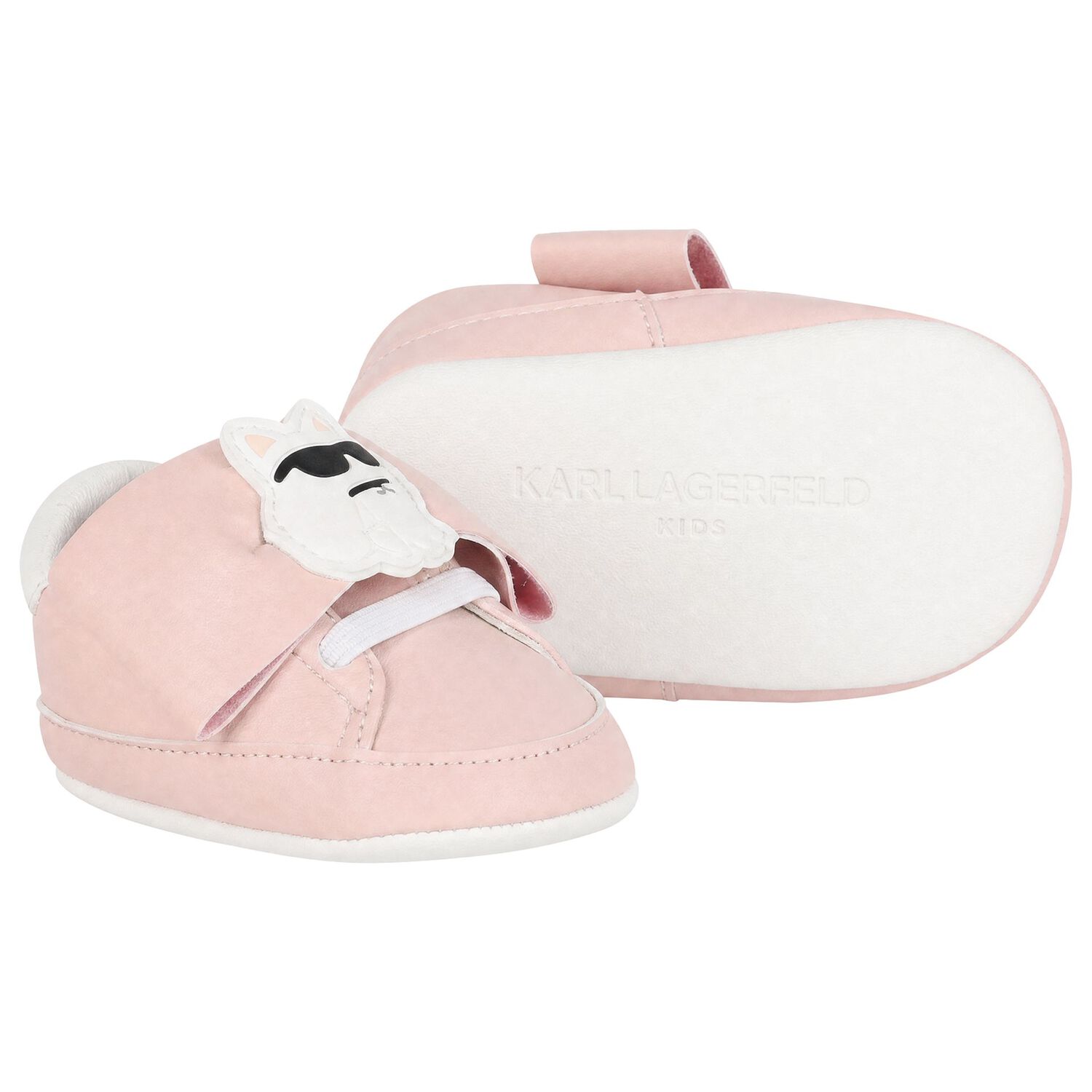 Baby Girls Pink Choupette Pre Walker Shoes, 1, hi-res