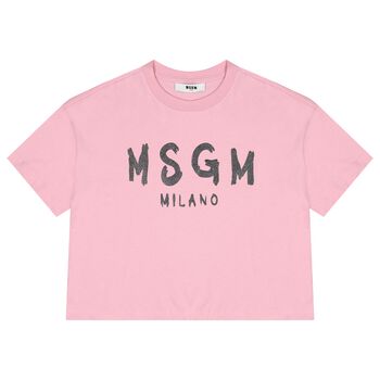 Girls Pink Logo T-Shirt