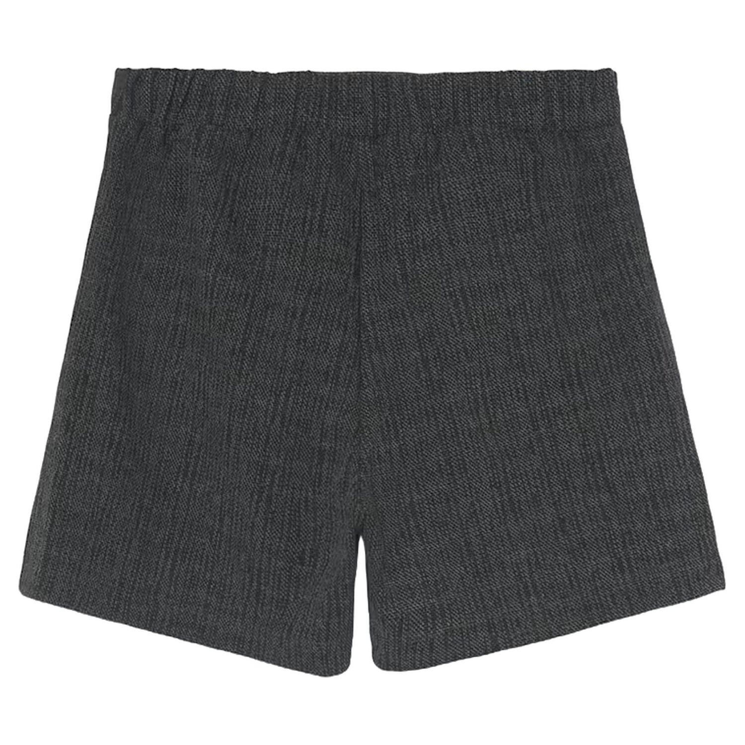 Girls Grey Bow Skort, 1, hi-res