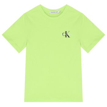 Boys Green Logo T-Shirt