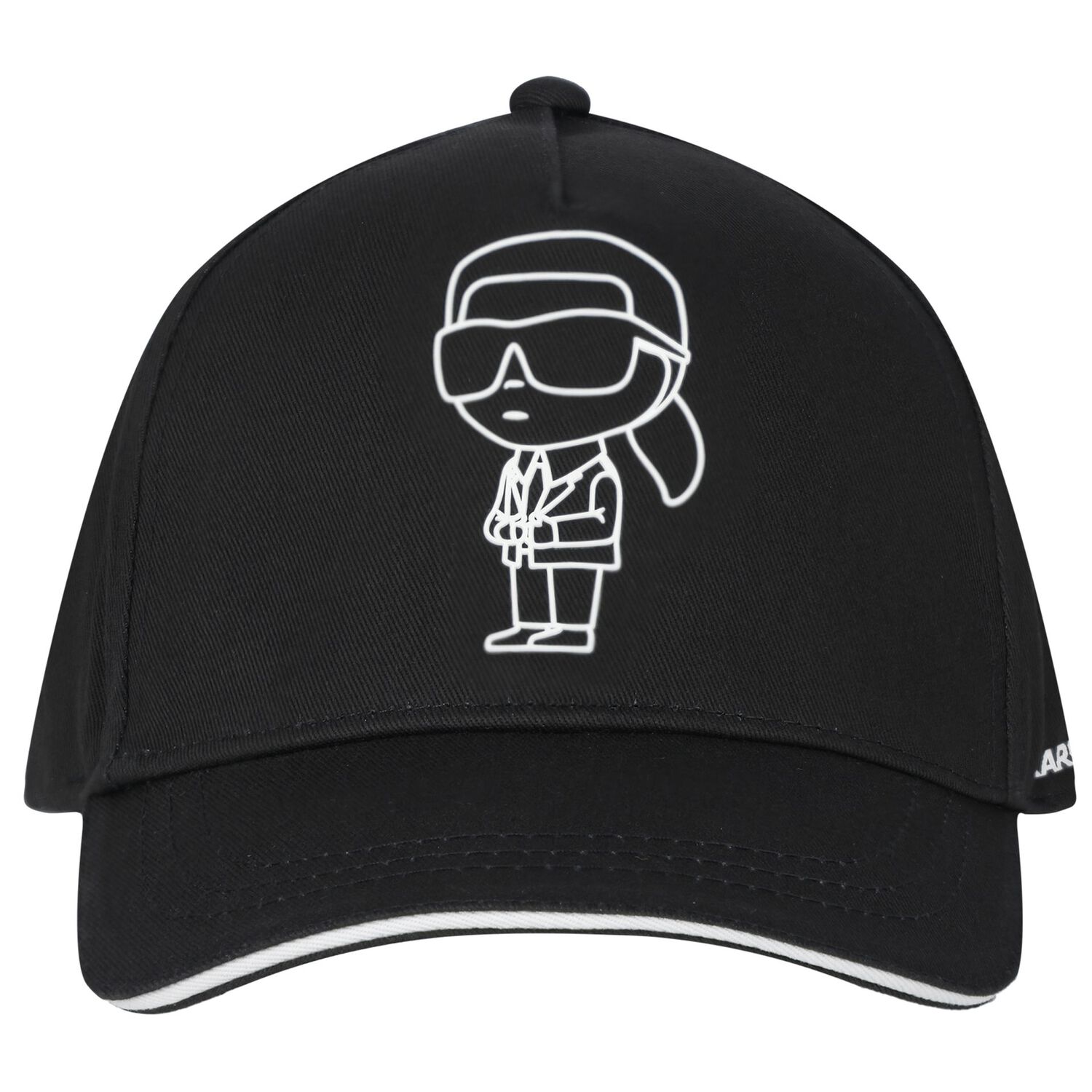 Black Logo Ikonik Karl Cap, 1, hi-res image number null