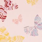Girls Pink Zig Zag Bow Dress, 2, hi-res