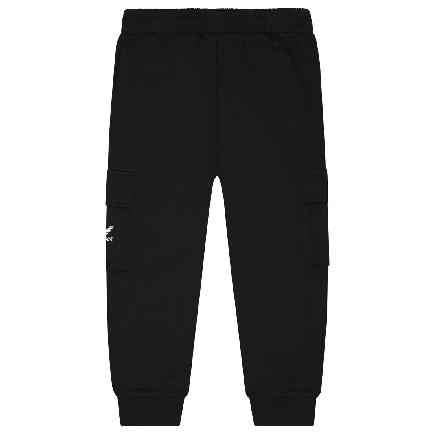 Boys Black Logo Joggers, 1, hi-res