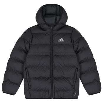 Adidas Kids Black Logo Puffer Jacket, 1 Black Logo Puffer Jacket