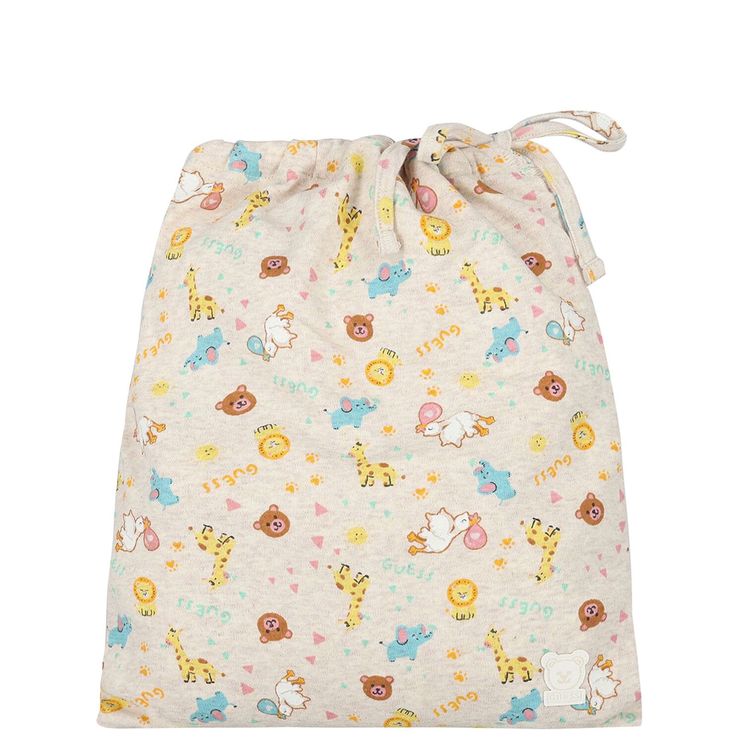 شنطة مواليد  بالشعار باللون البيج للأطفال, 1, hi-res