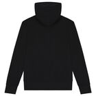 Black Jumpman Logo Hooded Zip Up Top, 1, hi-res