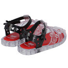 Younger Boys Clear & Black Mickey Mouse Jelly Shoes, 1, hi-res