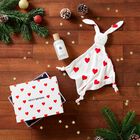 Baby Girls Ivory & Red Heart Babygrow Gift Set, 2, hi-res