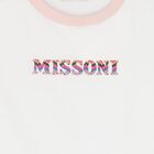 Girls White Logo T-Shirt, 1, hi-res