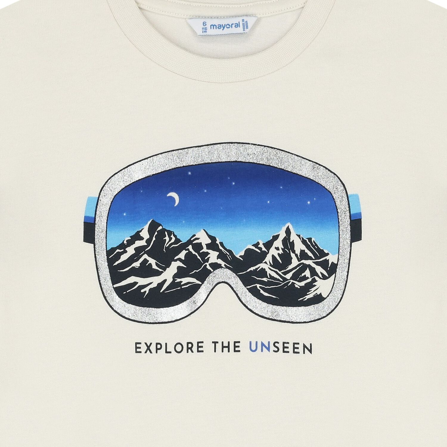 Boys Ivory Long Sleeve Top, 1, hi-res image number null