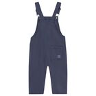 Younger Boys Navy Blue Dungaree, 1, hi-res