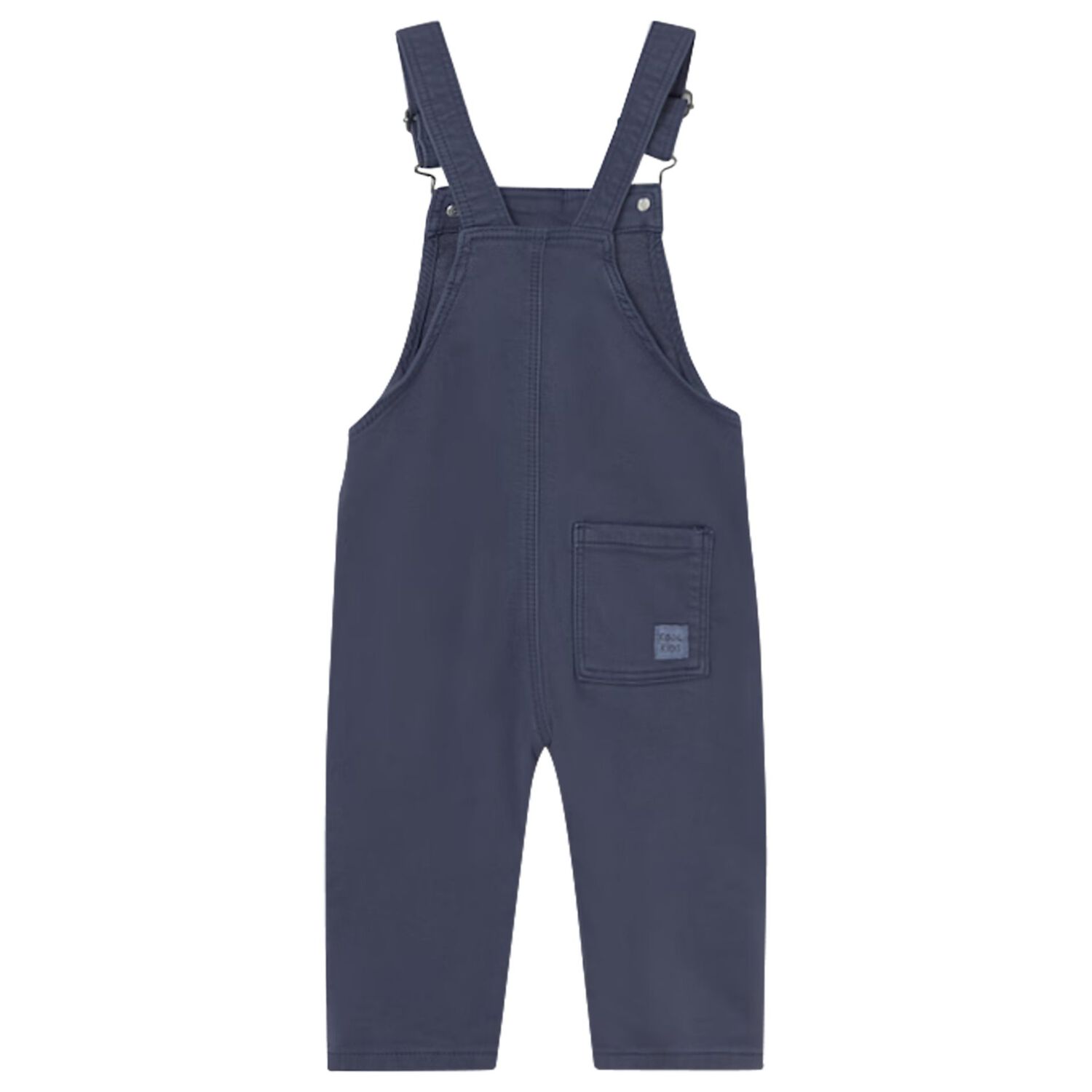Younger Boys Navy Blue Dungaree, 1, hi-res