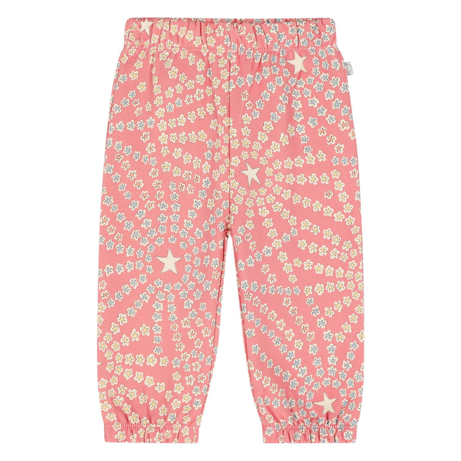 Younger Girls Pink Star Tracksuit, 1, hi-res