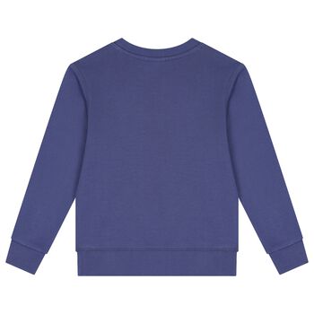 Boys Blue Logo Sweatshirt