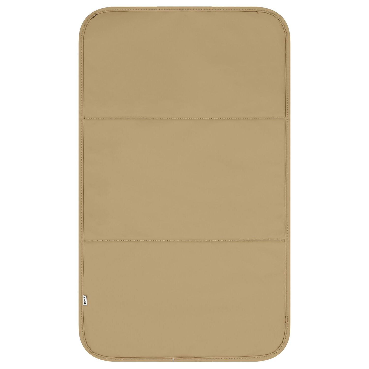 حقيبة تغيير حفاضات بالشعار باللون البيج للأطفال, 2, hi-res