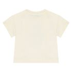 Younger Boys Ivory & Blue Shorts Set, 1, hi-res