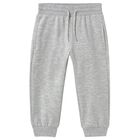 Younger Boys Grey Logo Joggers, 1, hi-res