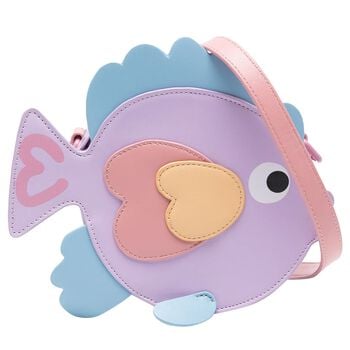 Girls Purple Fish Shoulder Bag